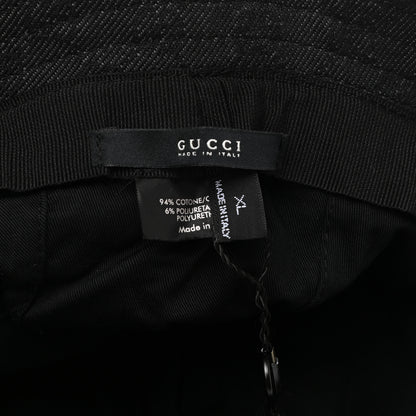 Gucci Monogram Bucket Hat XL Black 8 of 8