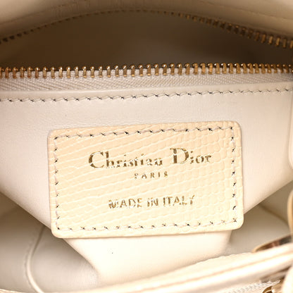 Christian Dior Lizard Mini Lady Dior Latte 6 of 10