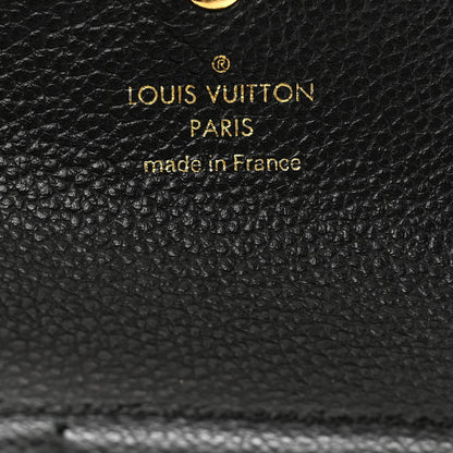 Louis Vuitton Empreinte Pont-Neuf Compact Wallet Black 6 of 7