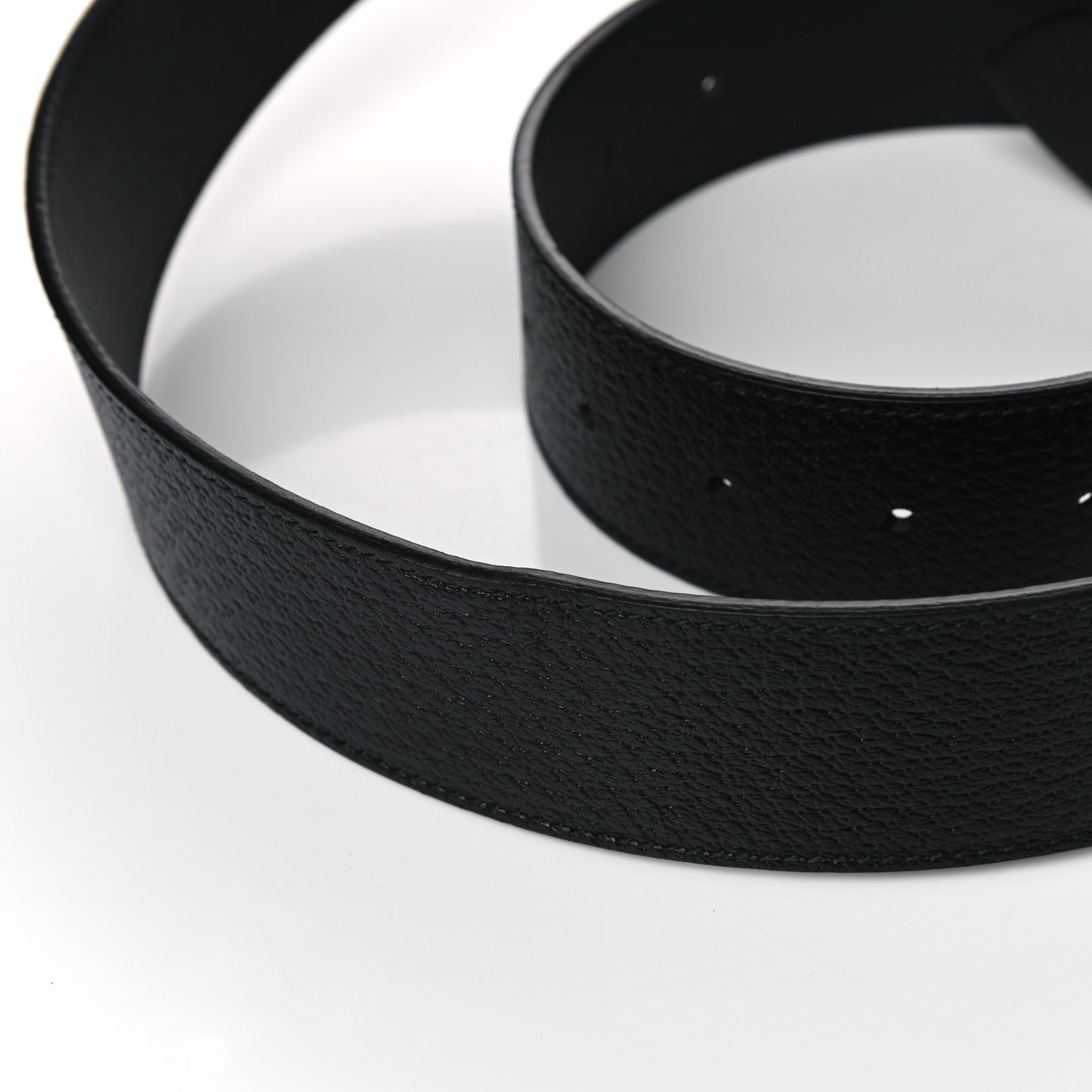 Textured Calfskin Double G 40mm Belt 100 40 Black