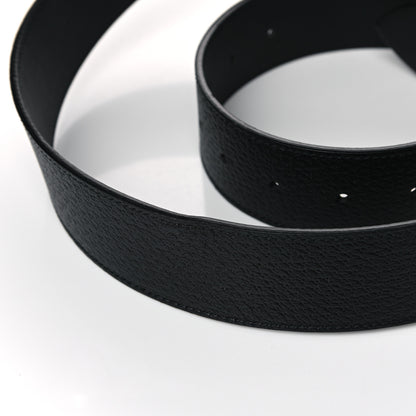 Gucci Textured Calfskin Double G 40mm Belt 100 40 Black 5 of 6