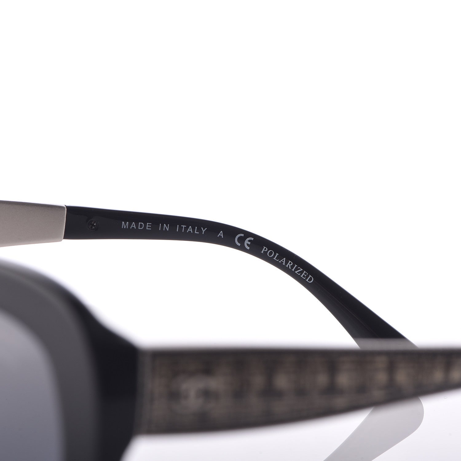 Chanel Polarized Butterfly Signature Sunglasses 5346 Black 5 of 7