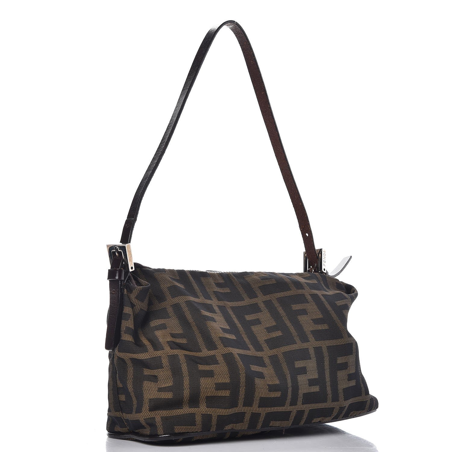 Fendi Zucca Shoulder Bag Tobacco 3 of 12