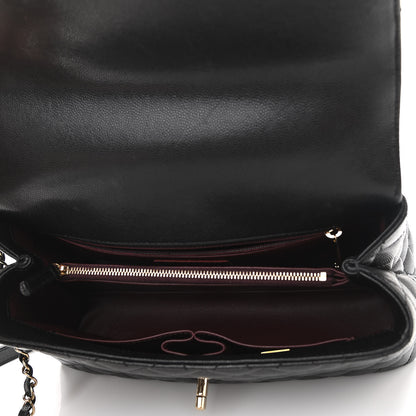 Chanel Caviar Quilted Small Coco Handle Flap Black 5 of 10