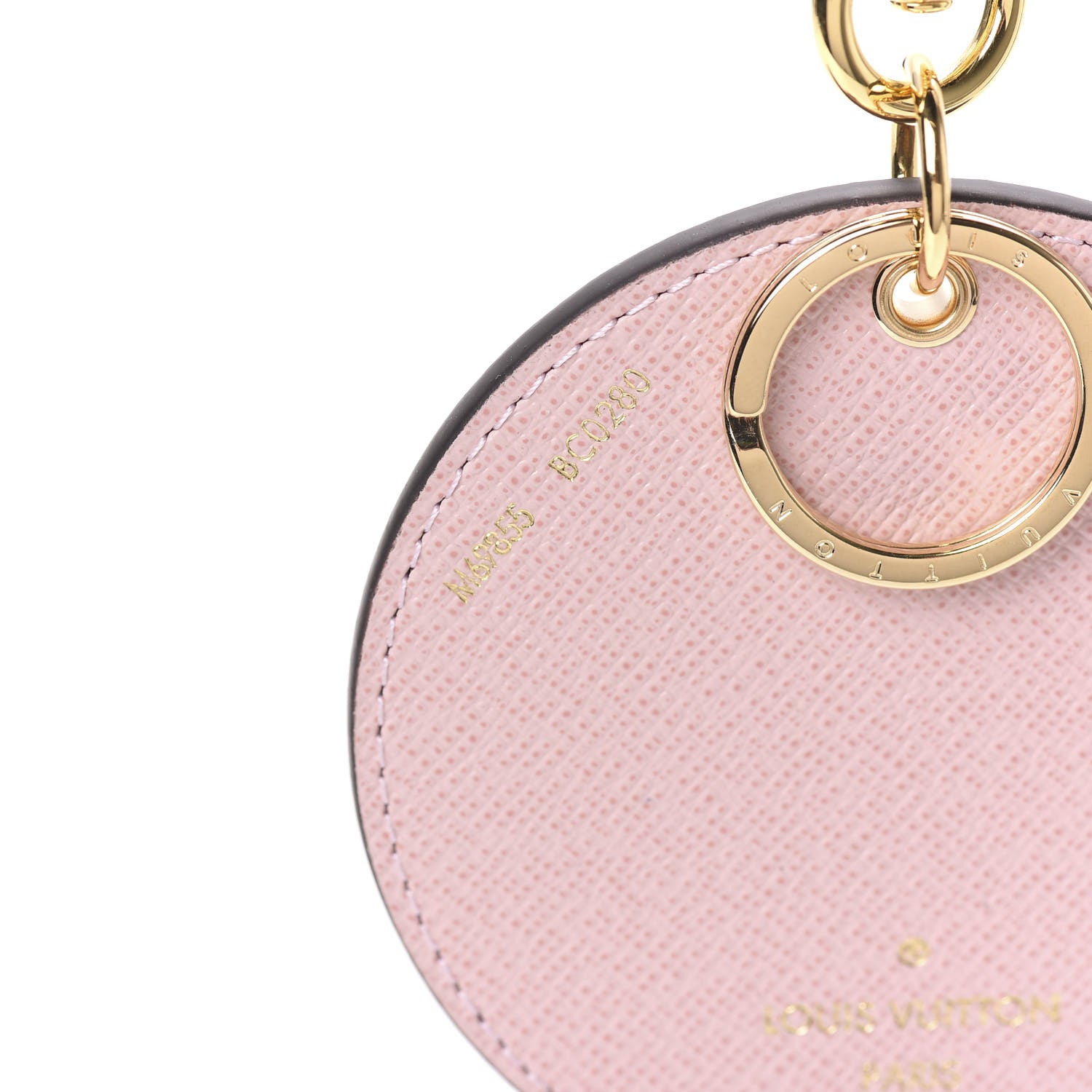 Louis Vuitton Monogram 2020 Christmas Animation Big Wheel Bag Charm Key Ring Rose Ballerine 3 of 4
