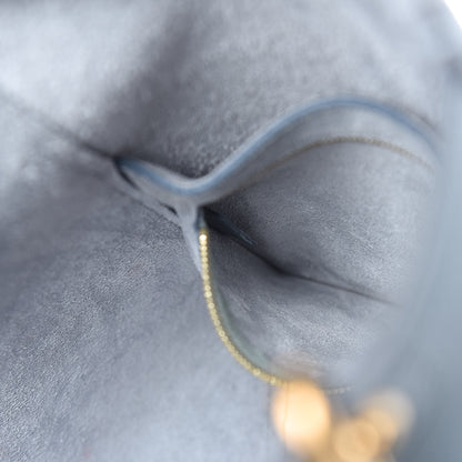 Celine Soft Grained Calfskin Small Sangle Bucket Bag Storm 8 of 13