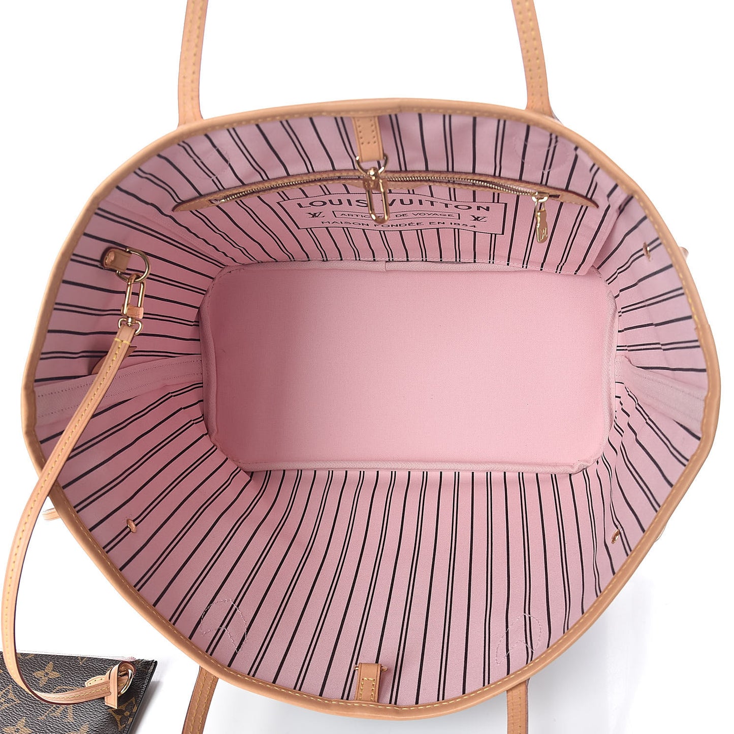 Monogram Neo Neverfull MM Rose Ballerine