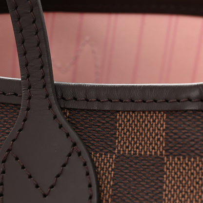 Louis Vuitton Damier Ebene Neo Neverfull MM Rose Ballerine 12 of 14