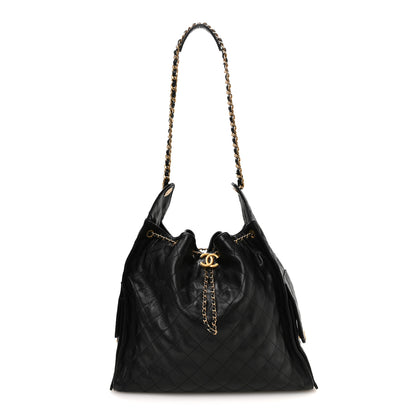 Chanel Caviar Quilted Large Chanel 25 Handbag Black 1 of 21