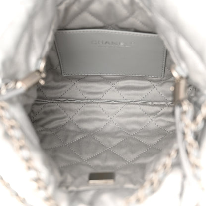 Chanel Metallic Lambskin Quilted Mini Chanel 22 Silvery 5 of 10
