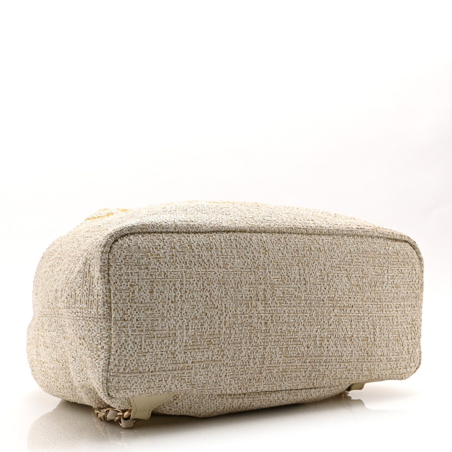 Canvas Large Deauville Backpack Light Beige