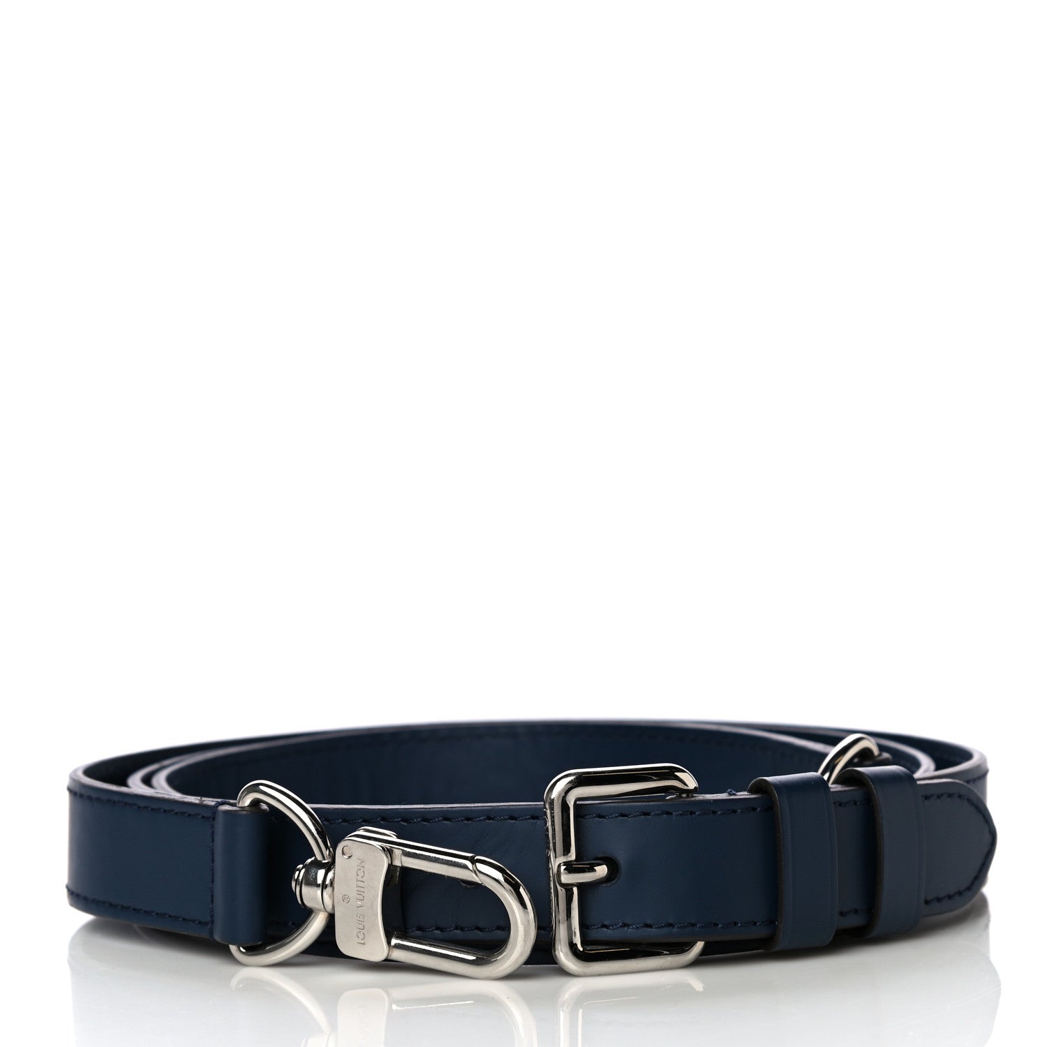 Louis Vuitton Calfskin Adjustable Shoulder Strap Navy 2 of 6