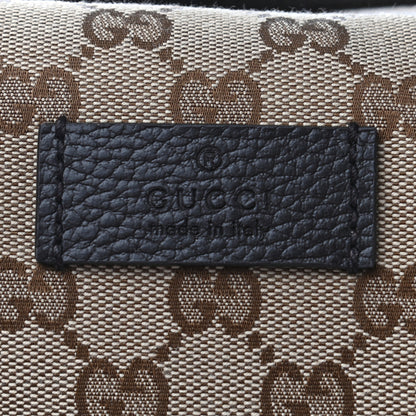 Gucci Monogram Dollar Calfskin Boston Duffle Bag Beige Ebony Testa di Moro Marrone Scuro 6 of 9