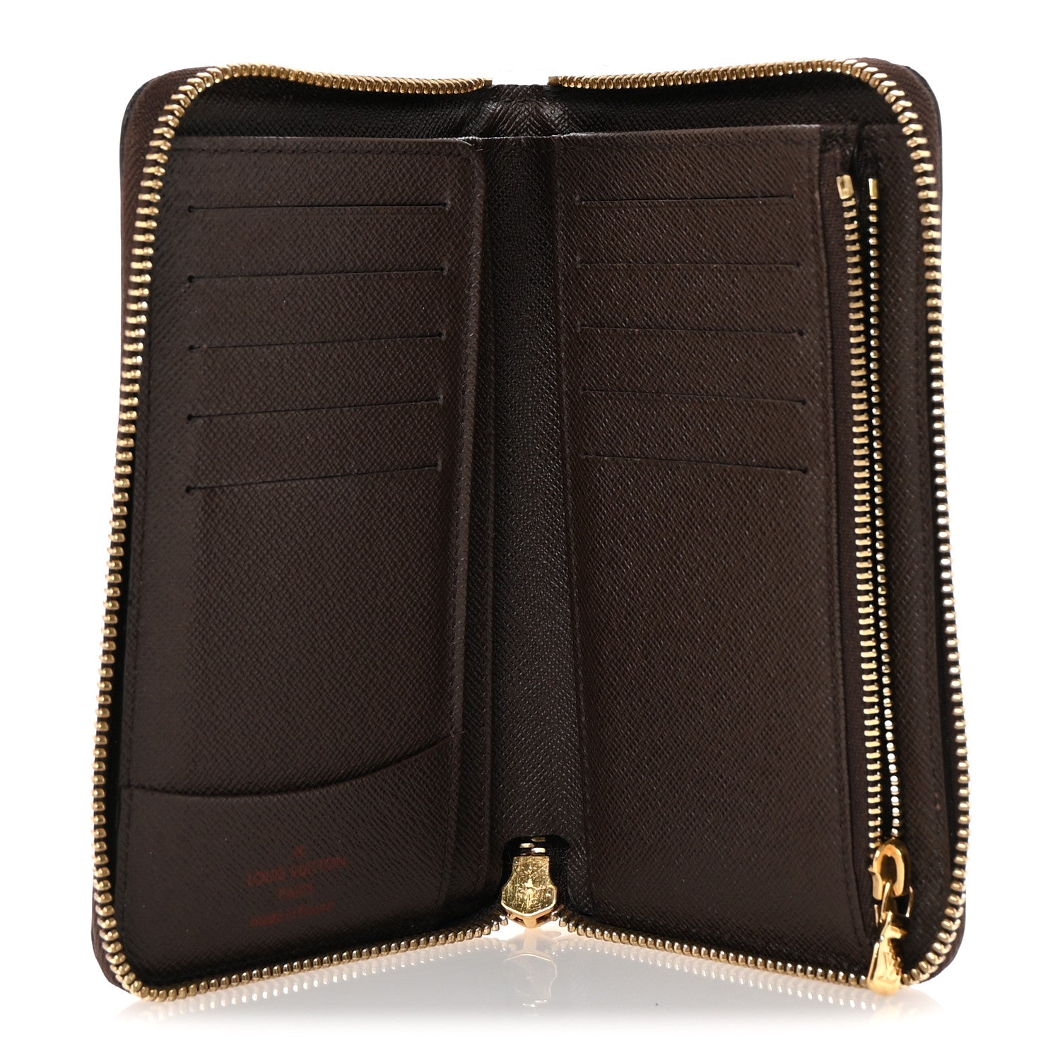 Louis Vuitton Damier Ebene Zippy Compact Wallet 5 of 7