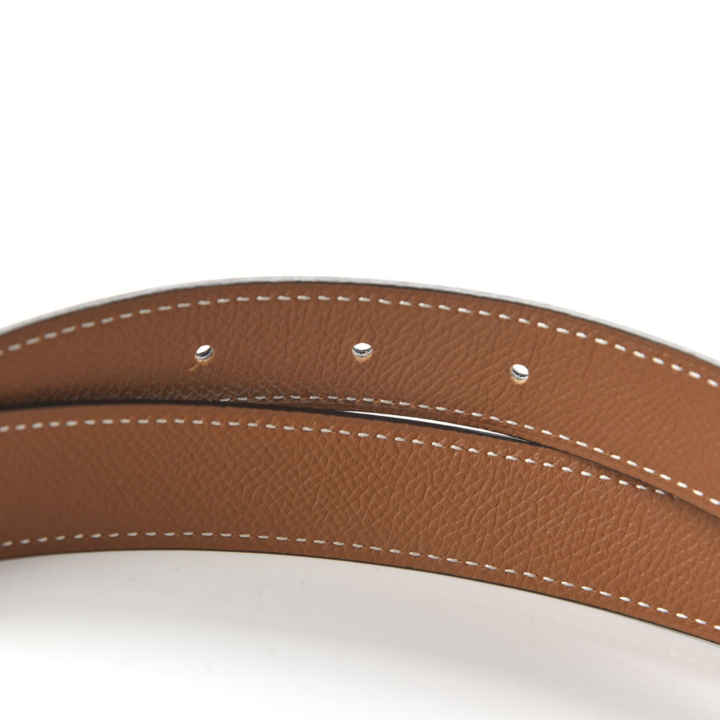 Box Epsom 24mm Mini H Belt 80 Black Gold