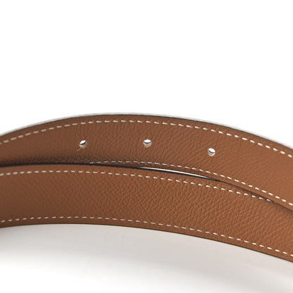 Hermes Box Epsom 24mm Mini H Belt 80 Black Gold 4 of 6
