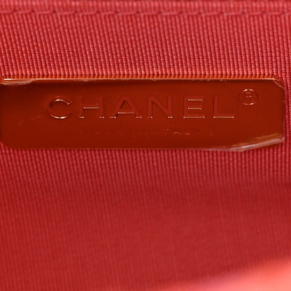 Chanel Tweed Quilted Large Chanel 19 Flap Coral Pink 6 of 10