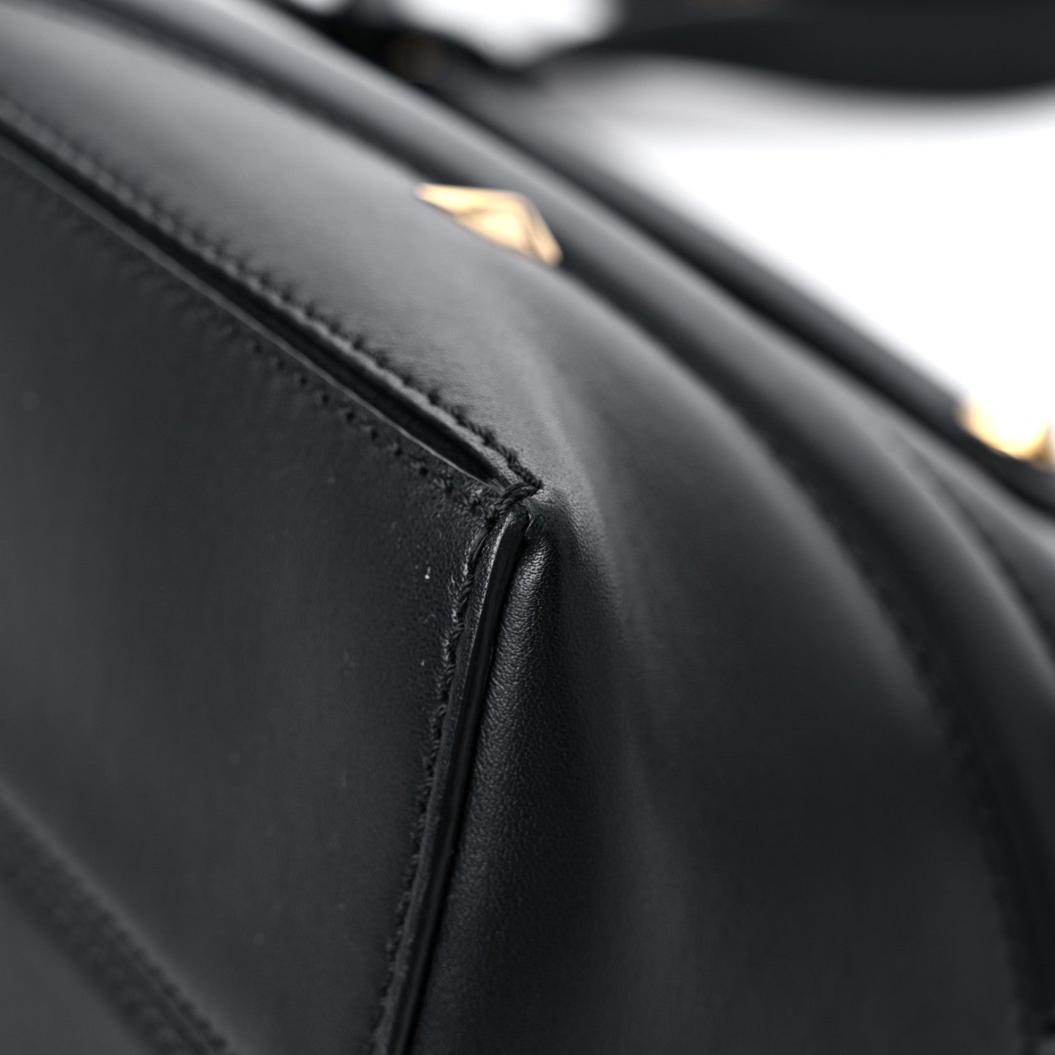 Fendi Vitello Dolce Monster Eyes Embossed Medium By The Way Boston Bag Black 8 of 11