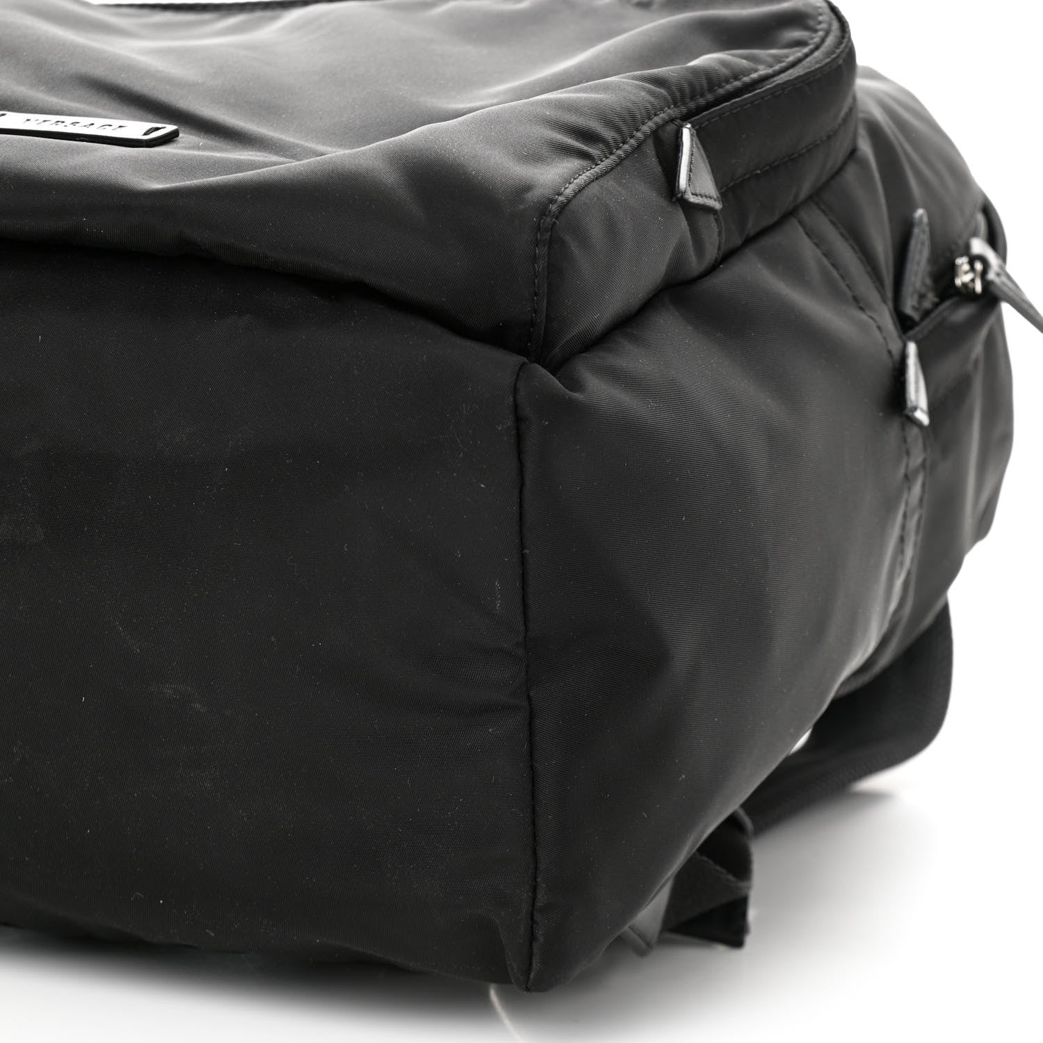 Versace Nylon La Medusa Backpack Black 10 of 12