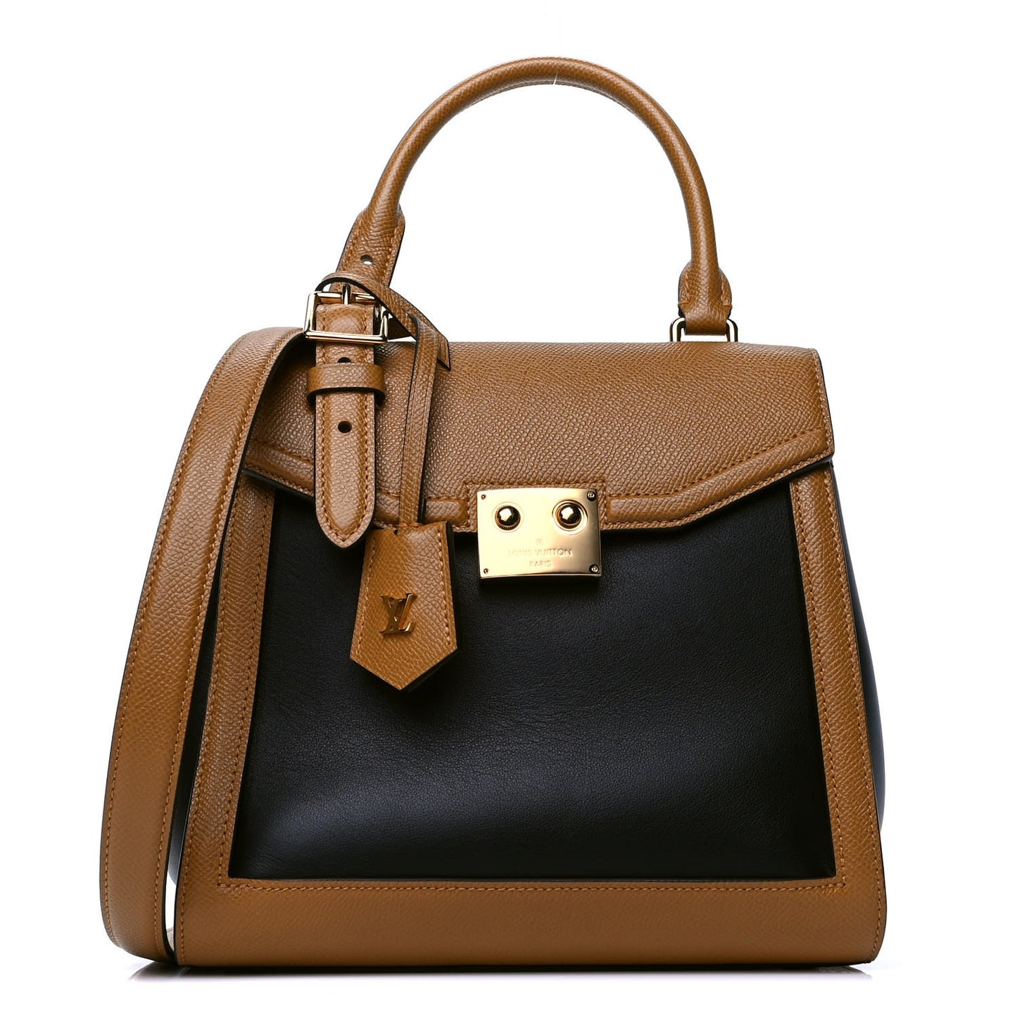 Grained Smooth Calfskin The LV Arch Cereal Black