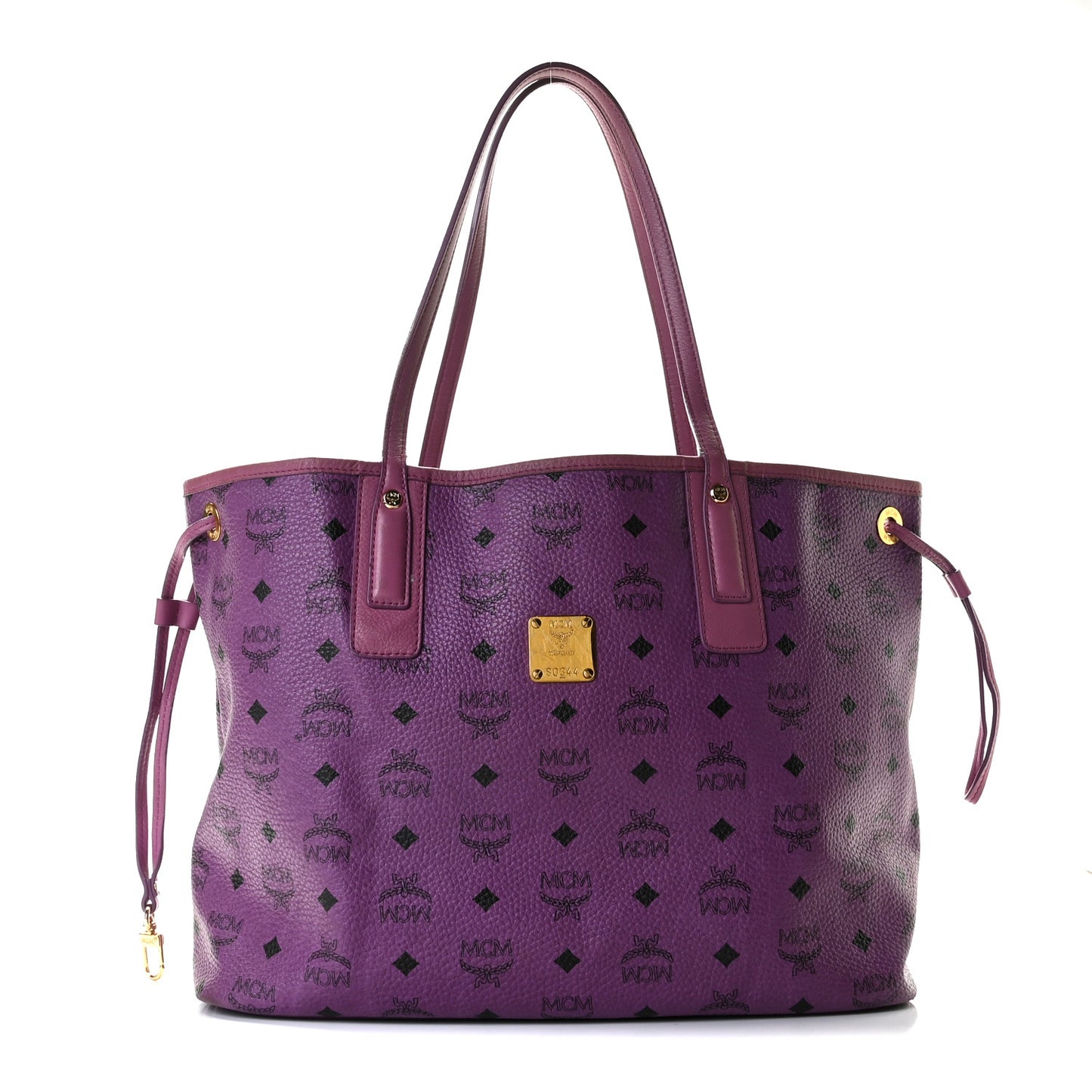 Visetos Medium Project Reversible Shopper Tote Purple