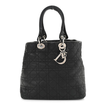 Christian Dior Lambskin Cannage Medium Soft Lady Dior Black 1 of 13