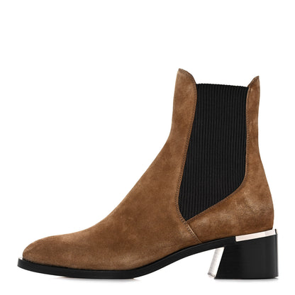 Jimmy Choo Suede Rourke Ankle Boots 36.5 Clove 1 of 9