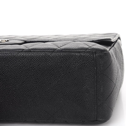 Chanel Caviar Quilted Maxi Single Flap Black 10 of 11