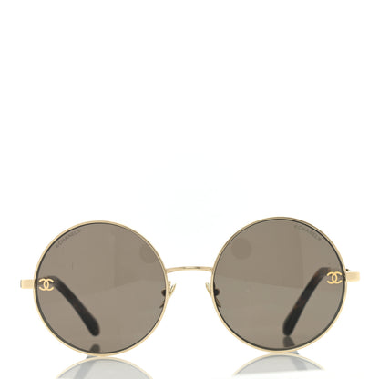 Chanel Round Sunglasses 4268 Gold 2 of 7