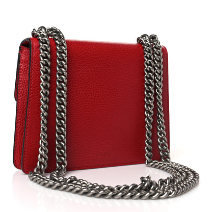 Gucci Calfskin Mini Dionysus Shoulder Bag Hibiscus Red 3 of 9