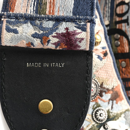 Christian Dior Canvas Embroidered Studded KaleiDiorscopic Shoulder Strap Multicolor 4 of 4
