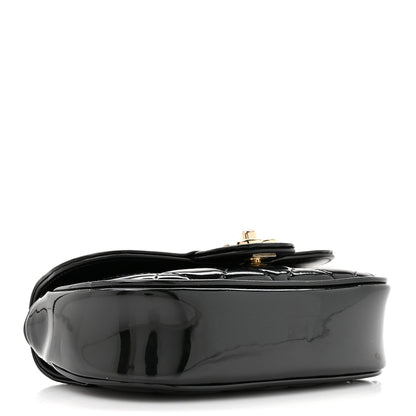 Chanel Patent Calfskin Quilted Mini Flap Black 4 of 11