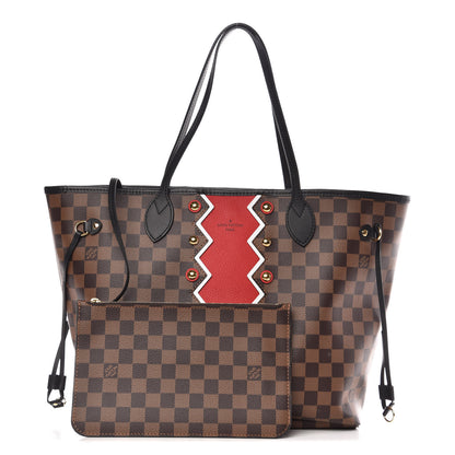 Louis Vuitton Damier Ebene Karakoram Neverfull MM 1 of 9