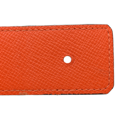 Louis Vuitton Calfskin Monogram 40mm LV Reversible Belt 95 38 Orange 5 of 8