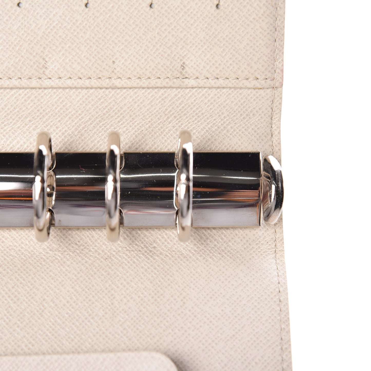 Epi Medium Ring Agenda Cover Ivory