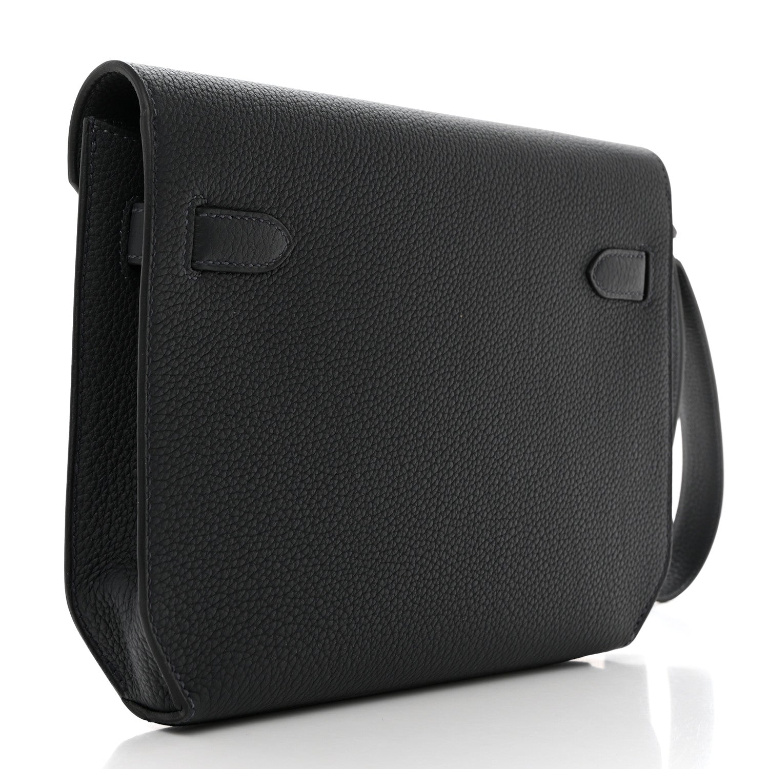 Hermes Togo Kelly Depeches 25 Pouch Bleu Nuit 3 of 7