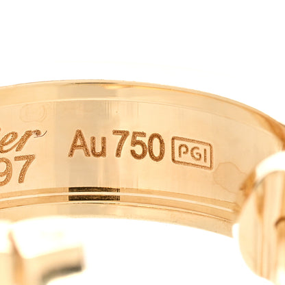 Cartier 18K Yellow Gold 5.5mm LOVE French Clip Hoop Earrings 5 of 5