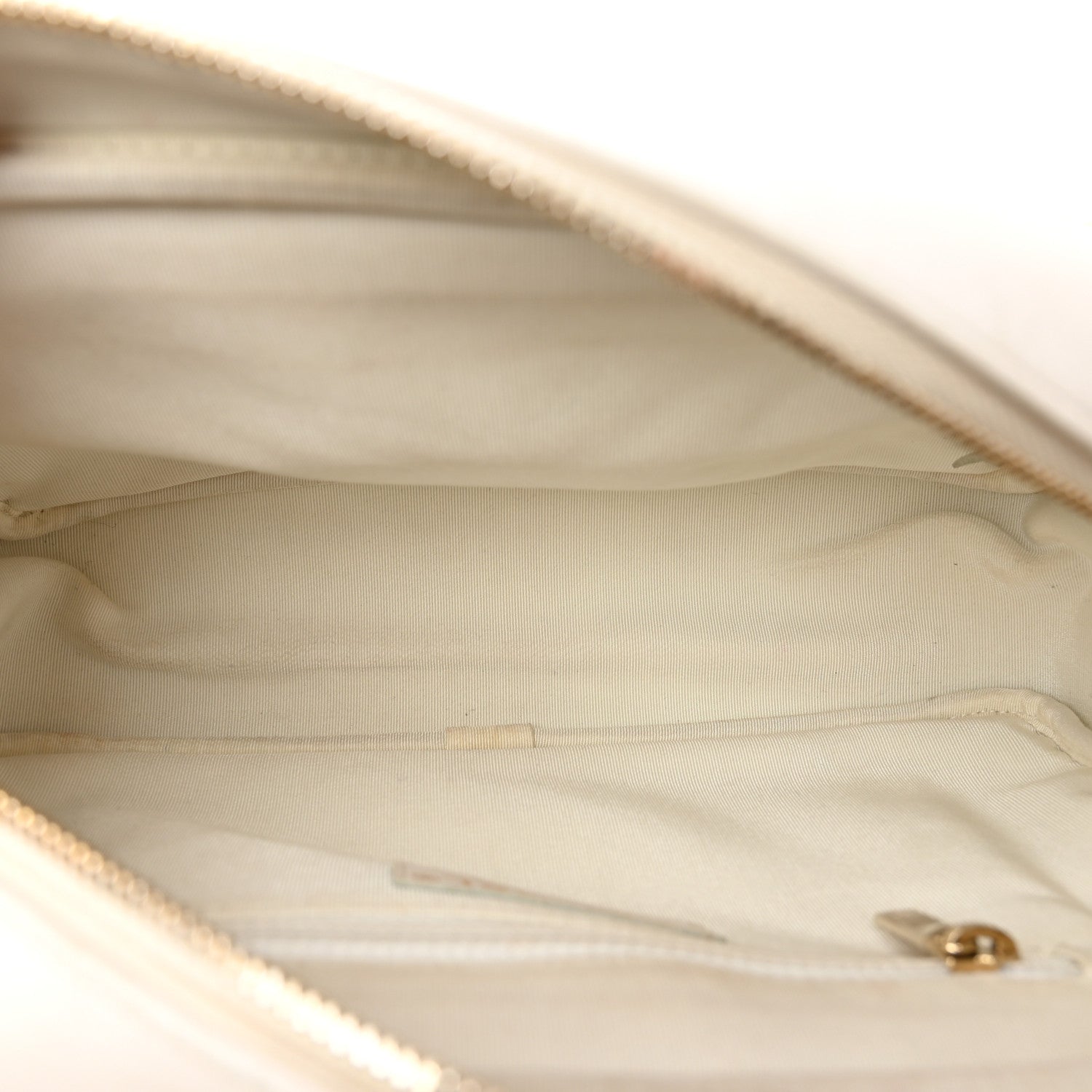 Chanel Calfskin Quilted Daily Chevron Camera Case White 5 of 10