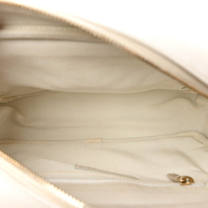 Chanel Calfskin Quilted Daily Chevron Camera Case White 5 of 10
