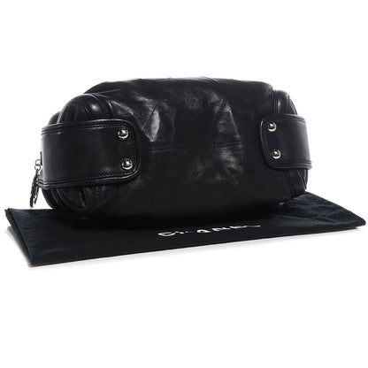 Chanel Calfskin Round Bowling Bag Black 4 of 8