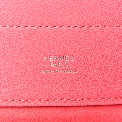 Hermes Milo Lambskin Swift Mini Aline Rose Azalee 6 of 8