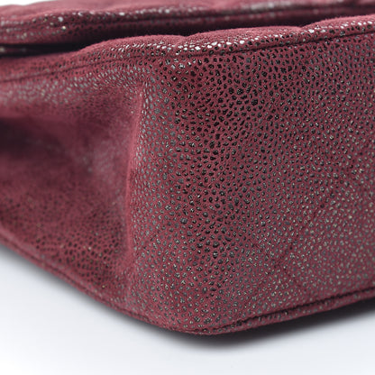 Chanel Iridescent Caviar Quilted Medium Double Flap Red 9 of 11