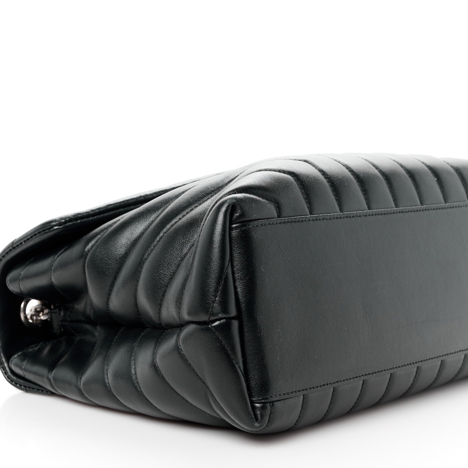 Saint Laurent Calfskin Y Quilted Monogram Medium Loulou Chain Satchel Black 10 of 13