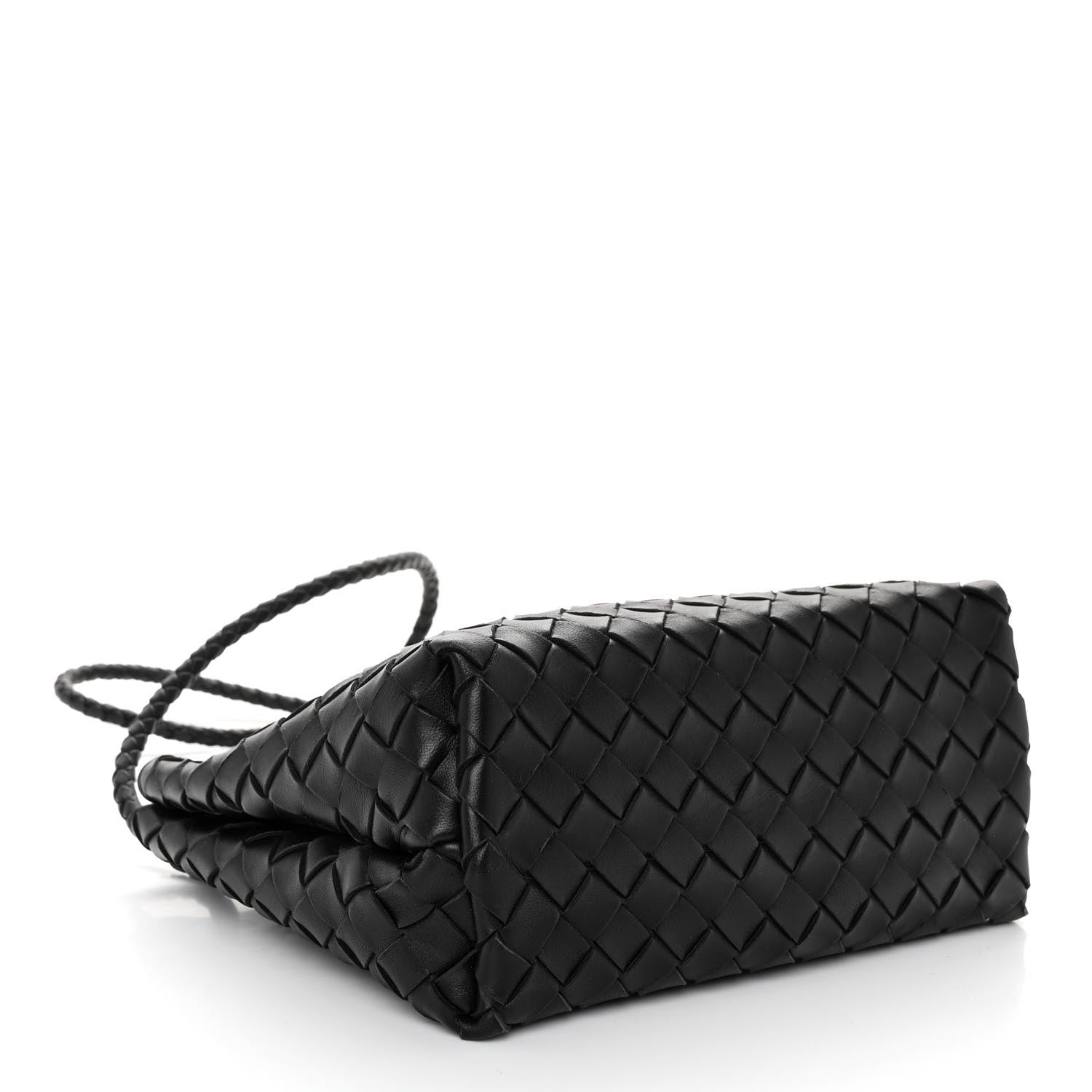Bottega Veneta Nappa Intrecciato Small Andiamo Shoulder Bag Black 6 of 10