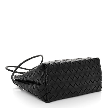 Bottega Veneta Nappa Intrecciato Small Andiamo Shoulder Bag Black 6 of 10