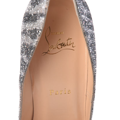 Christian Louboutin Glitter Sirene So Kate 120 Pumps 40.5 Silver 6 of 9