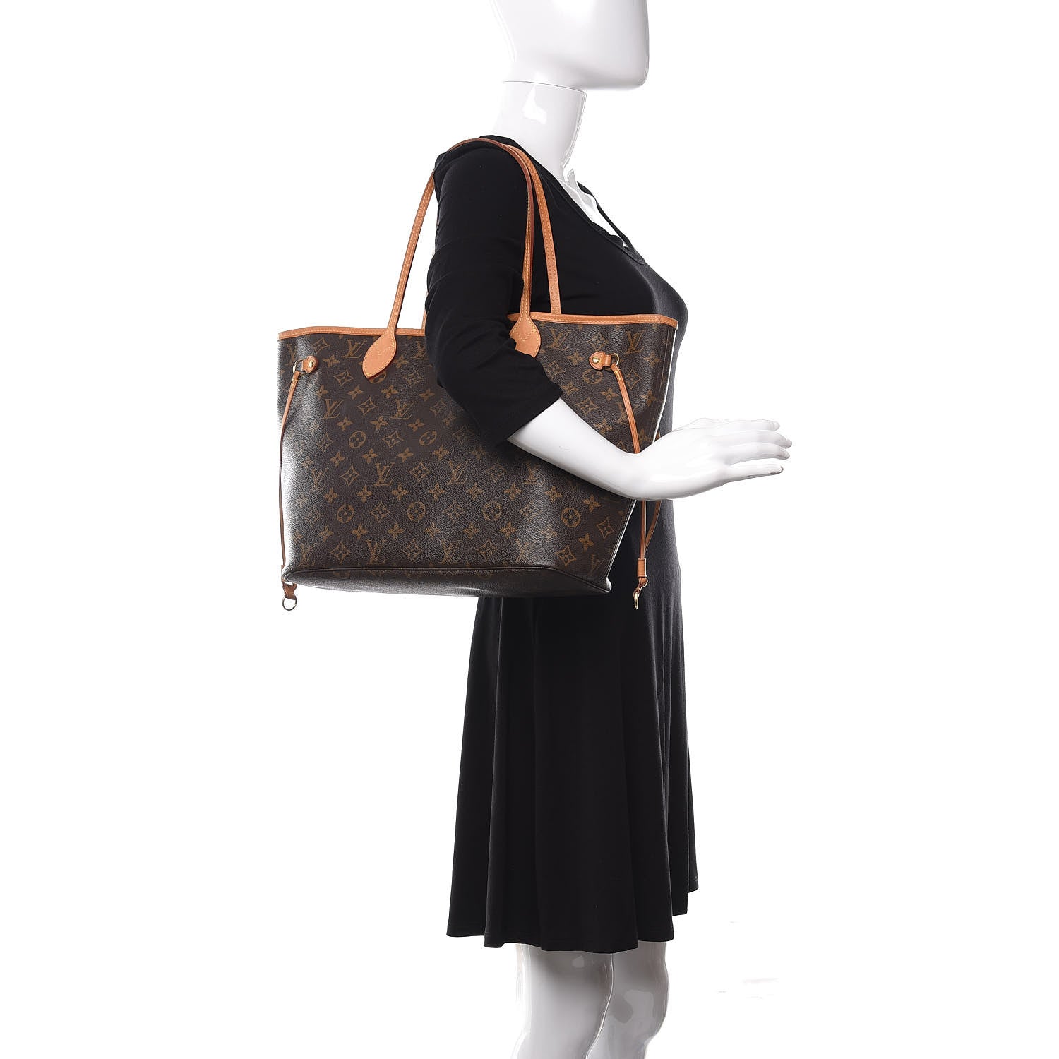 Louis Vuitton Monogram Neverfull MM 2 of 14