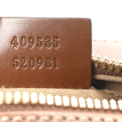 Gucci GG Supreme Monogram Cuoio Toscano Mini Chain Shoulder Bag Beige Ebony Cuir 7 of 10