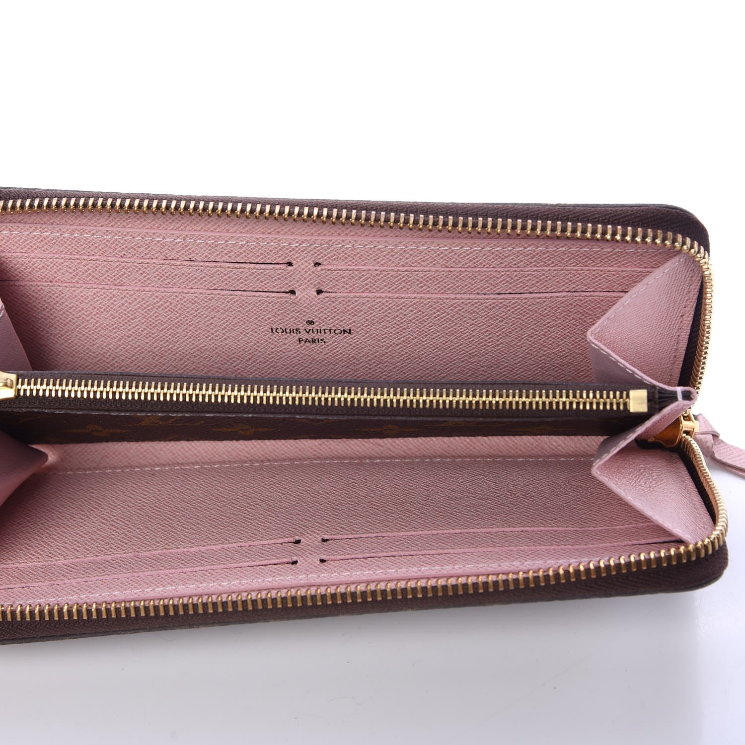 Louis Vuitton Monogram Clemence Wallet Rose Ballerine 5 of 12