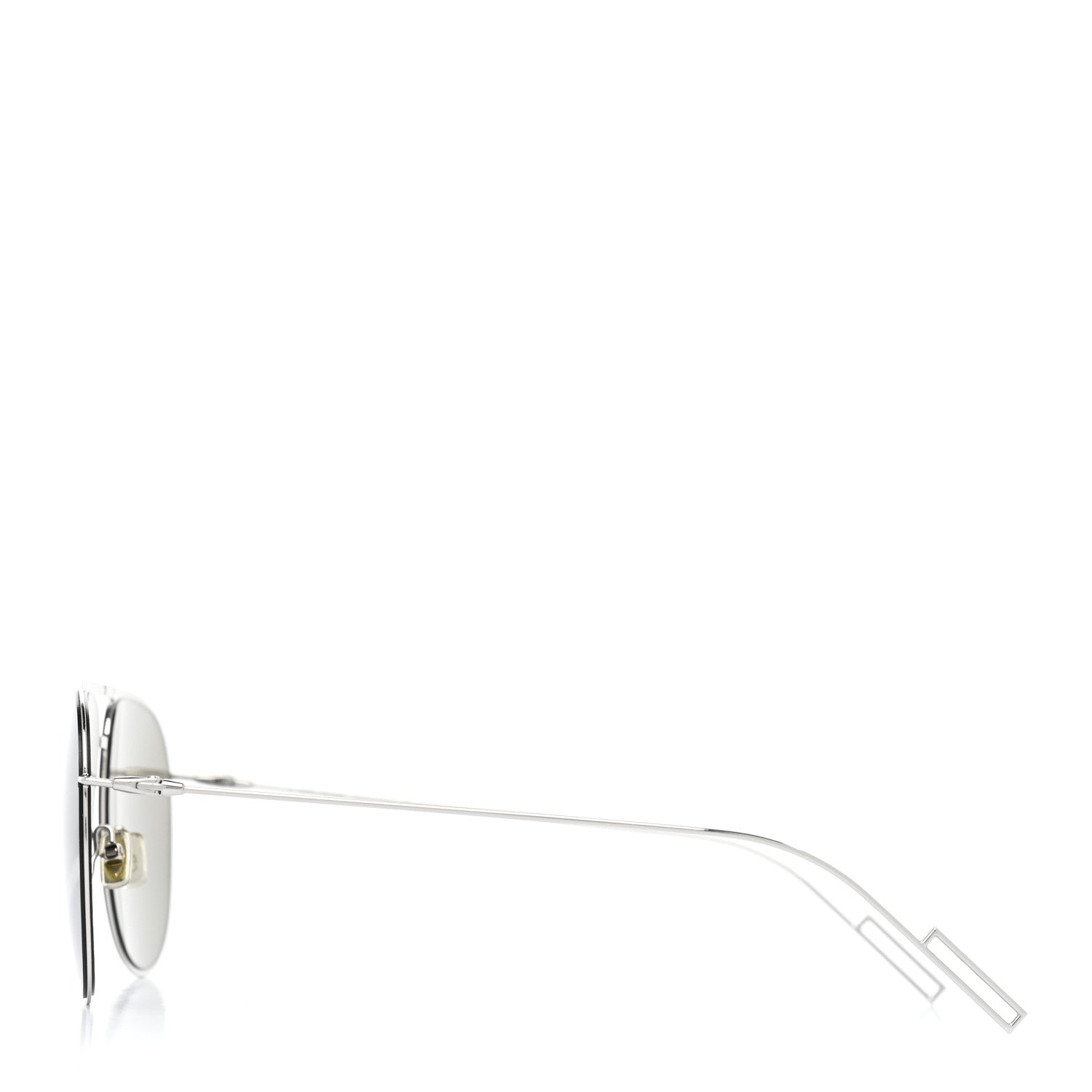 Christian Dior Homme Mens Aviator Sunglasses Silver 3 of 8